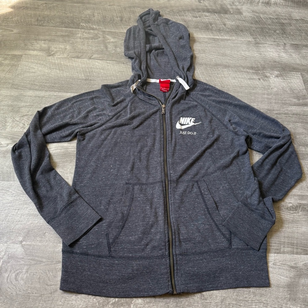 Women’s Nike Dark Gray Full-Zip Hoodie
